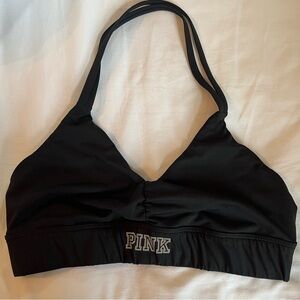 PINK Victoria’s Secret Ultimate black sports bra size medium